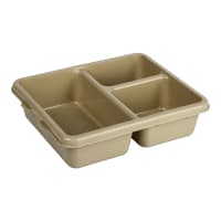 Cambro 9113CP414 Plastic Meal Delivery Tray w/ (3) Compartments, 8 7/8" x 10 11/16", Teal thumbnail 2