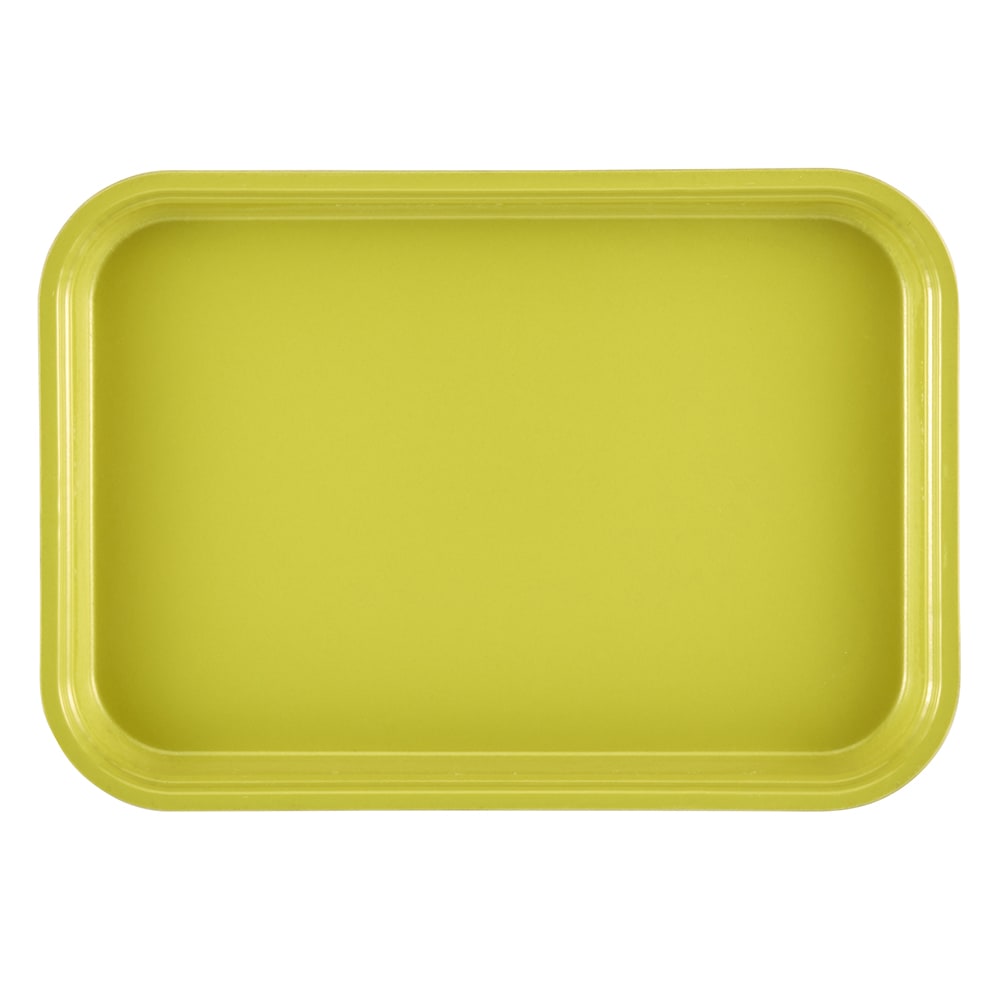 Cambro 913MT145 Rectangular Market Display Tray - 9" x 12 3/4" x 1", Yellow