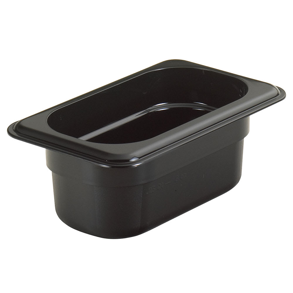 Cambro 92HP110 2 1/2"D Ninth Size High Temp Food Pan - Non Stick