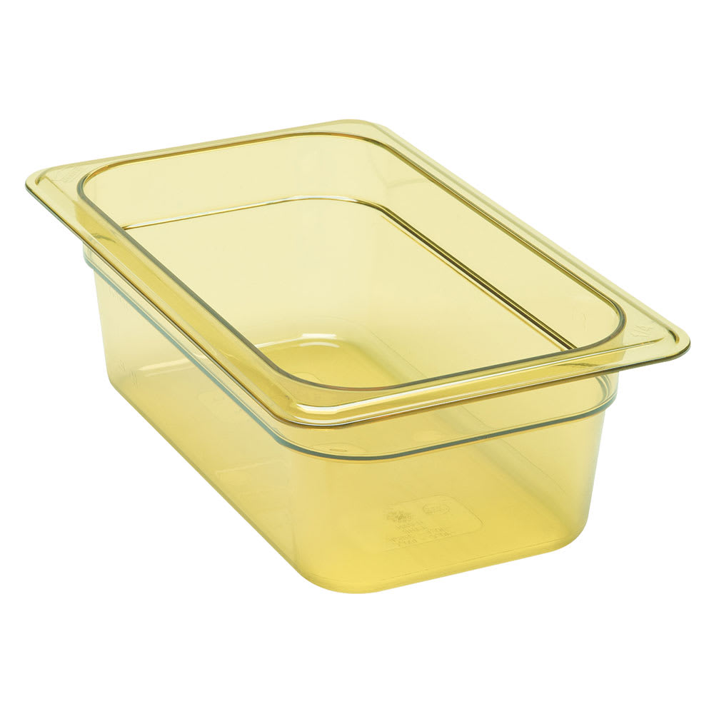 Cambro 92HP150 2 1/2"D Ninth Size High Temp Food Pan - Non Stick