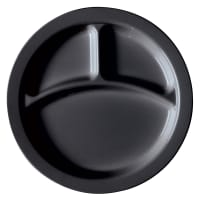 Cambro 93CW133 9" Round Plastic Dinner Plate, Beige thumbnail 3