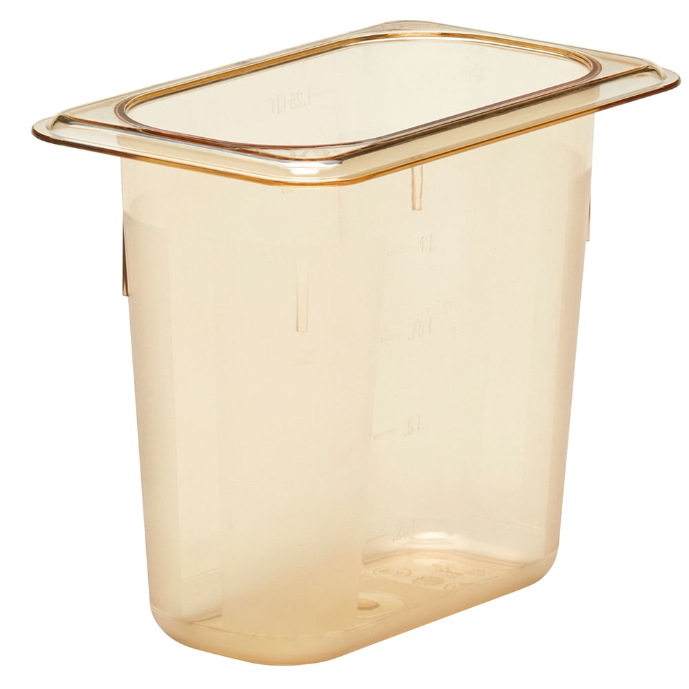 Cambro 96PHP150 6"D Ninth Size High Temp Food Pan - Non-Stick