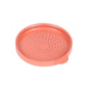 Cambro 96SKRLM408 Medium Ground Shaker/Dredge Lid - Polycarbonate, Rose thumbnail 2
