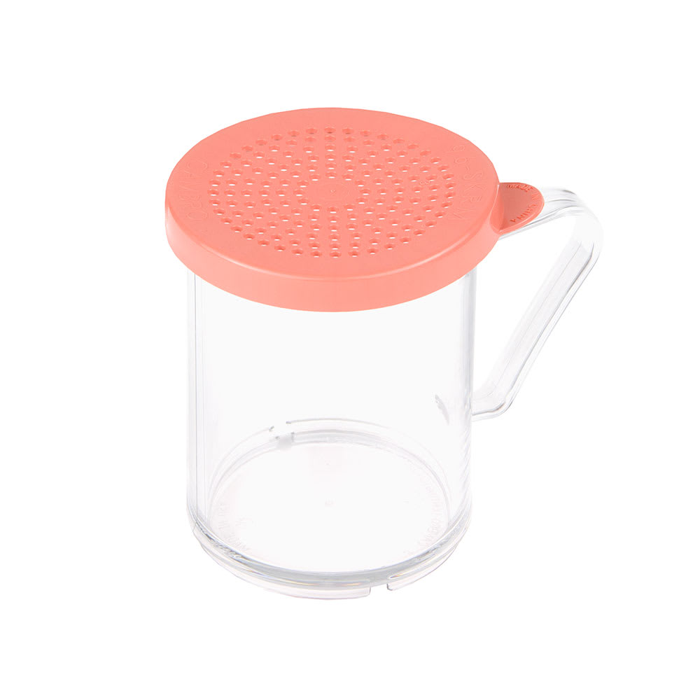 Cambro 96SKRM135 10 oz Shaker/Dredge w/ Medium Ground Lid, Polycarbonate