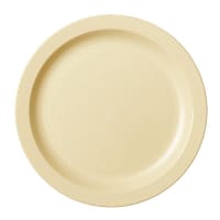 Cambro 9CWNR148 9" Round Plastic Dinner Plate, White thumbnail 4