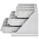 Cambro 9RS9480 Condiment Organizer w/ (9) Bins - Gray thumbnail 2