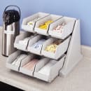 Cambro 9RS9480 Condiment Organizer w/ (9) Bins - Gray thumbnail 6