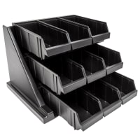 Cambro 9RS9480 Condiment Organizer w/ (9) Bins - Gray thumbnail 7