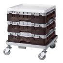 Cambro 9S318167 Camrack® Glass Rack w/ (9) Compartments - (1) Gray Extender, Brown thumbnail 2