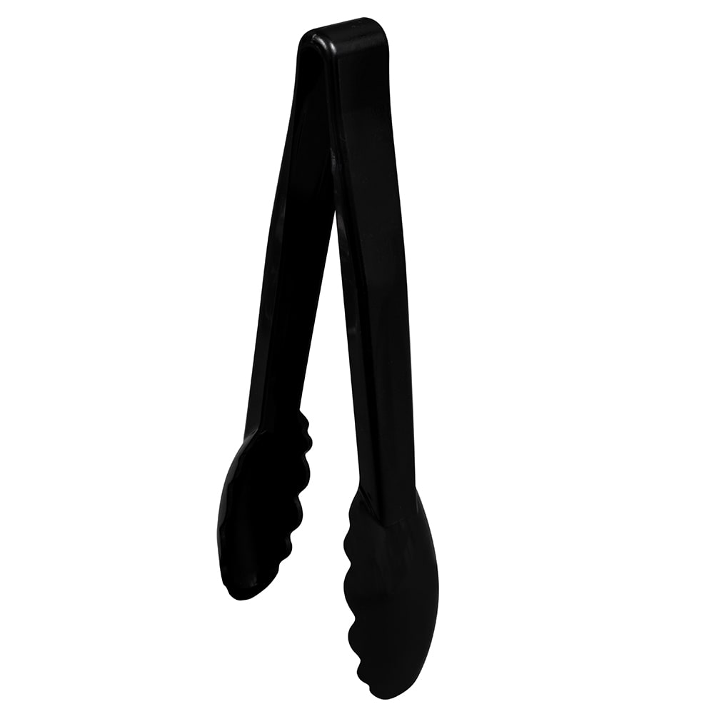 Cambro 9TGS110 9"L Plastic Utility Tongs, Black