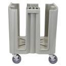 Cambro ADCSC480 27" Mobile Dish Caddy w/ (4) Columns - Plastic, Speckled Gray thumbnail 3