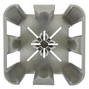 Cambro ADCSC480 27" Mobile Dish Caddy w/ (4) Columns - Plastic, Speckled Gray thumbnail 5