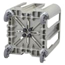 Cambro ADCSC480 27" Mobile Dish Caddy w/ (4) Columns - Plastic, Speckled Gray thumbnail 6