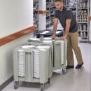 Cambro ADCSC480 27" Mobile Dish Caddy w/ (4) Columns - Plastic, Speckled Gray thumbnail 7