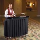 Cambro BAR540DS670 54" Cambar® Portable Bar - 100 lb Ice Sink, Speed Rail, Black/Coal thumbnail 3