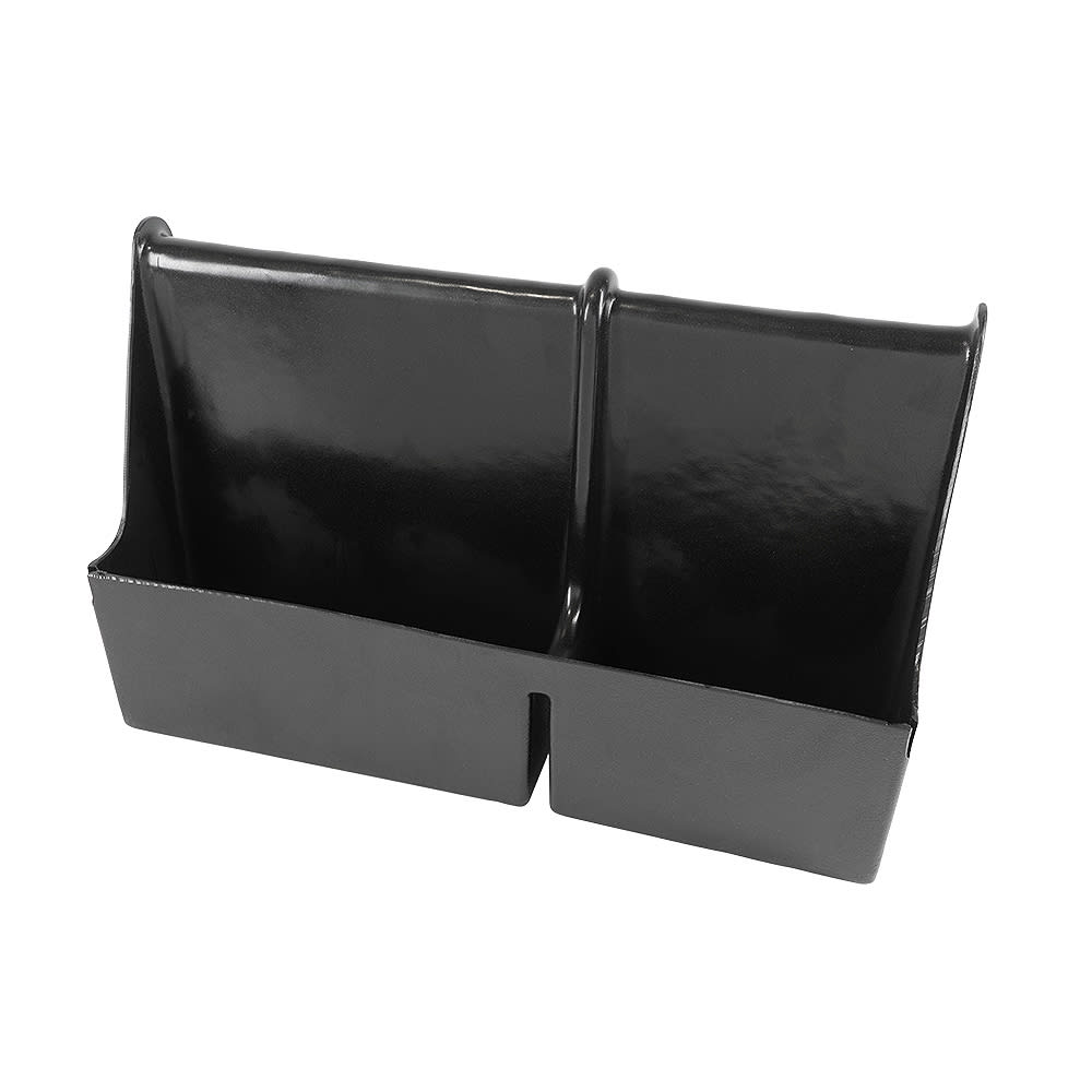 Cambro BAR54SR110 Partitioned Speed Rail - 5 Bottle, 19 1/2x4 5/16x12 5/8" Black