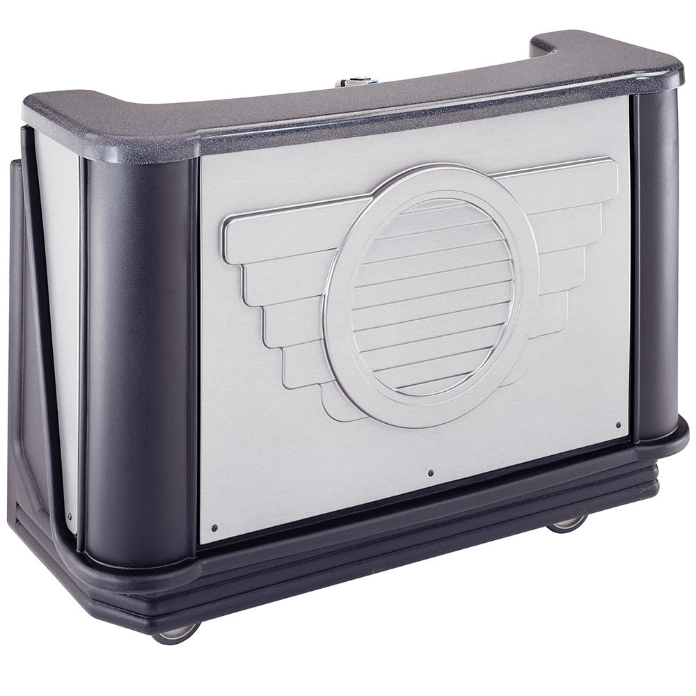 Cambro BAR650DSPM667 67 1/2" Portable Bar - Post-Mix Drink System, 80 lb Ice Sink, Manhattan