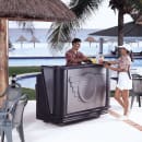 Cambro BAR650DSPM667 67 1/2" Portable Bar - Post-Mix Drink System, 80 lb Ice Sink, Manhattan thumbnail 2