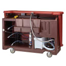 Cambro BAR650PM189 67 1/2" Portable Bar - Post-Mix Drink System, CO2, Brown/Mahogany thumbnail 2