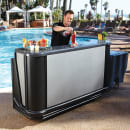 Cambro BAR730DS770 77 5/8" Cambar Portable Bar - 80 lb Ice Sink, Speed Rail, Chicago thumbnail 2