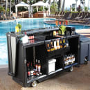 Cambro BAR730DS770 77 5/8" Cambar Portable Bar - 80 lb Ice Sink, Speed Rail, Chicago thumbnail 3