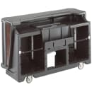 Cambro BAR730DSCP669 77 5/8" Cambar Portable Bar - Cold Plate, 80 lb Ice Sink, Speed Rail, Carmel thumbnail 2