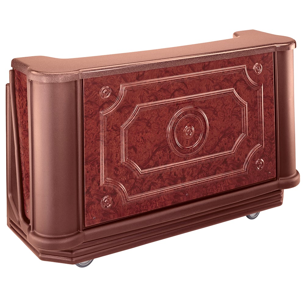 Cambro BAR730DSDX668 77 5/8" Cambar Portable Bar - Cold Plate, 80 lb Ice Sink, CO2, Sedona