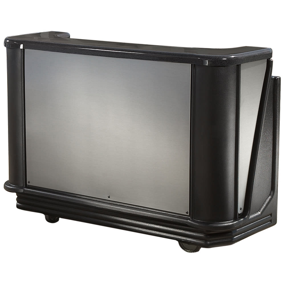 Cambro BAR730DSDX770 77 5/8" Cambar Portable Bar - Cold Plate, 80 lb Ice Sink, CO2, Chicago