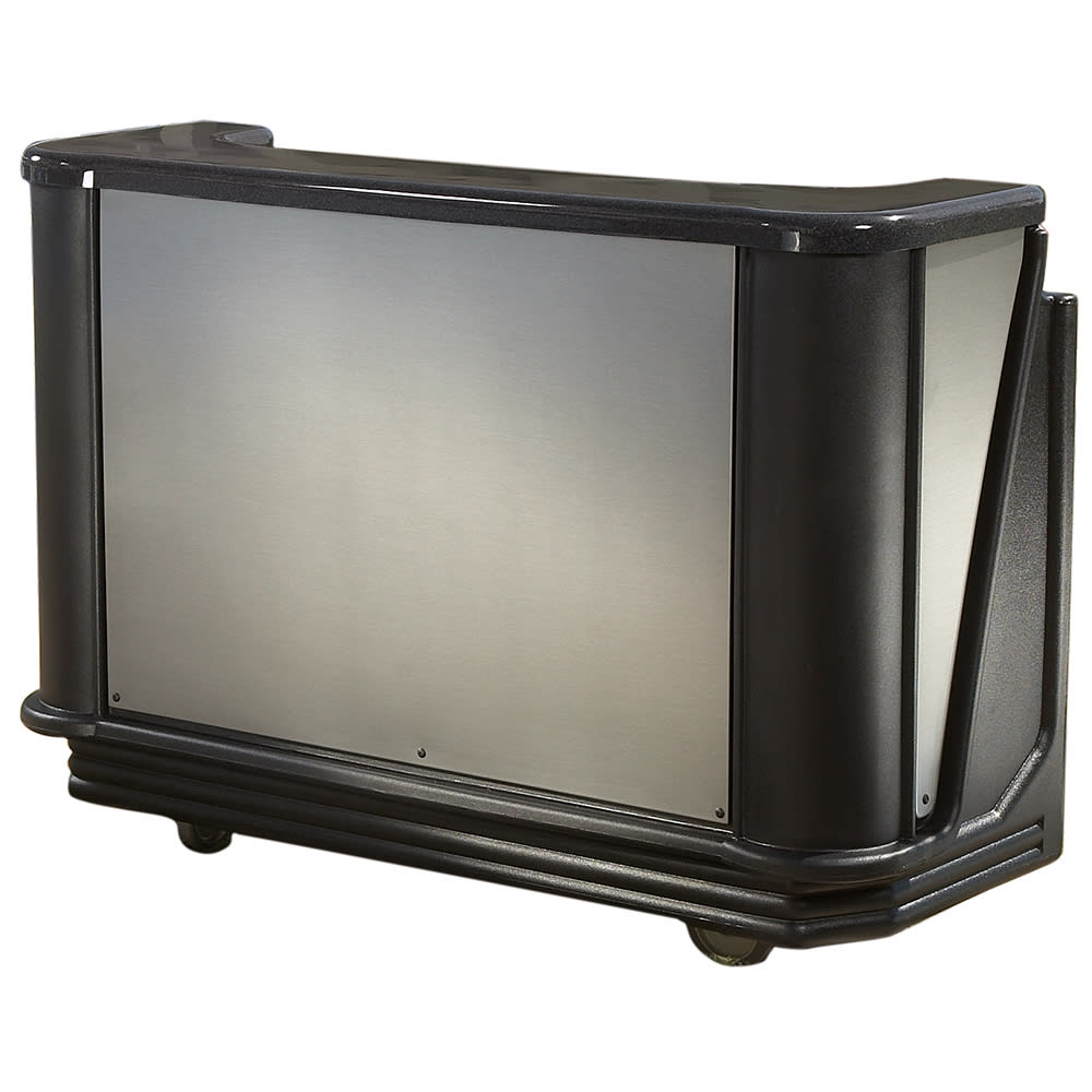 Cambro BAR730DSPM770 72 3/4" Portable Bar - 80 lb Ice Sink, Cold Plate, Chicago