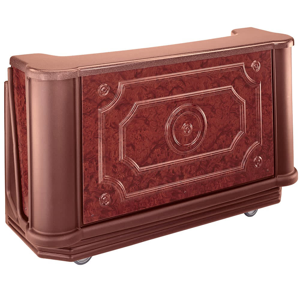 Cambro BAR730DSPMT668 72 3/4" Portable Bar - Post-Mix Drink System, CO2, Sedona 110v