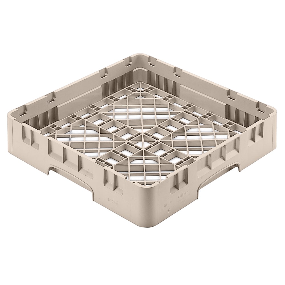 Cambro BR258184 Camrack Base Rack - Full Size, 1 Compartment, 4"H, Beige