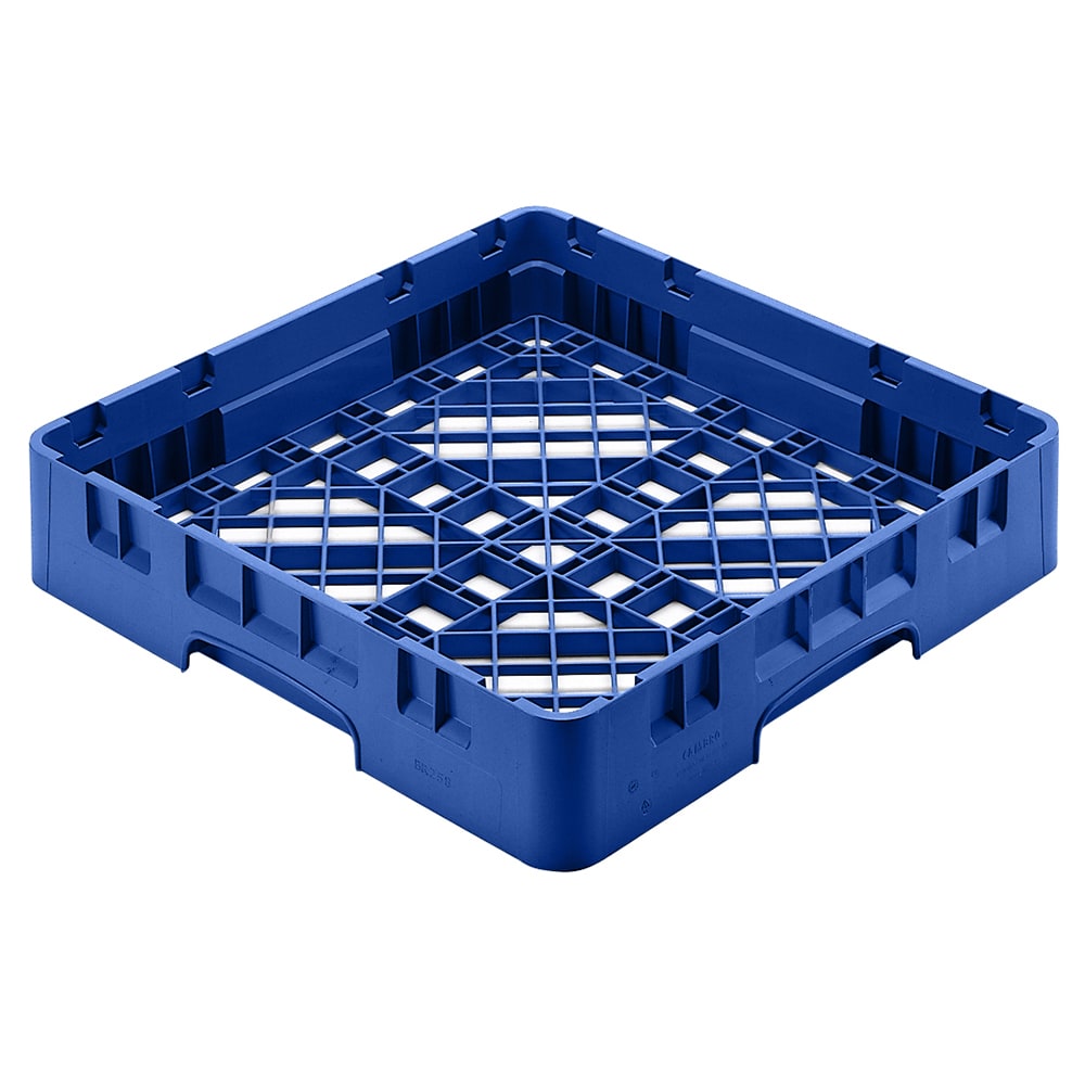 Cambro BR258186 Camrack Base Rack - Full Size, 1 Compartment, 4"H, Navy Blue