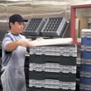 Cambro BR578110 Camrack Base Rack - (2)Extenders, 1 Compartment, 7 1/4"H, Black thumbnail 4