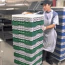 Cambro BR578119 Camrack Base Rack - (2)Extenders, 1 Compartment, 7 1/4"H, Sherwood Green thumbnail 3