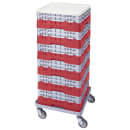 Cambro BR578163 Camrack Base Rack - (2)Extenders, 1 Compartment, 7 1/4"H, Red thumbnail 3