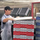 Cambro BR578163 Camrack Base Rack - (2)Extenders, 1 Compartment, 7 1/4"H, Red thumbnail 4