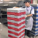 Cambro BR578163 Camrack Base Rack - (2)Extenders, 1 Compartment, 7 1/4"H, Red thumbnail 5