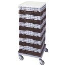 Cambro BR578167 Camrack Base Rack - (2)Extenders, 1 Compartment, 7 1/4"H, Brown thumbnail 2