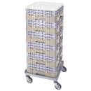 Cambro BR578184 Camrack Base Rack - (2)Extenders, 1 Compartment, 7 1/4"H, Beige thumbnail 2