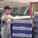 Cambro BR578186 Camrack Base Rack - (2)Extenders, 1 Compartment, 7 1/4"H, Navy Blue thumbnail 4