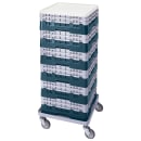 Cambro BR578414 Camrack Base Rack - (2)Extenders, 1 Compartment, 7 1/4"H, Teal thumbnail 2