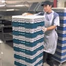 Cambro BR578414 Camrack Base Rack - (2)Extenders, 1 Compartment, 7 1/4"H, Teal thumbnail 3