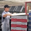 Cambro BR578416 Camrack Base Rack - (2)Extenders, 1 Compartment, 7 1/4"H, Cranberry thumbnail 4