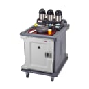 Cambro BSACS110 Airpot Station for (3) Airpots w/ Condiment Organizer, Black thumbnail 6