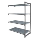 Cambro CBA184272V4580 42" NSF 4-Tier Polymer Shelf Kit - Camshelving® Basics Plus, 18"W, 72"H thumbnail 3
