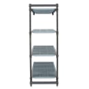 Cambro CBA214884V4580 48" NSF 4-Tier Polymer Shelf Kit - Camshelving® Basics Plus, 21"W, 84"H thumbnail 4