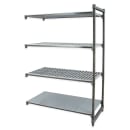 Cambro CBA244872VS4580 48" NSF 4-Tier Polymer Shelf Kit - Camshelving® Basics Plus, 24"W, 72"H thumbnail 3