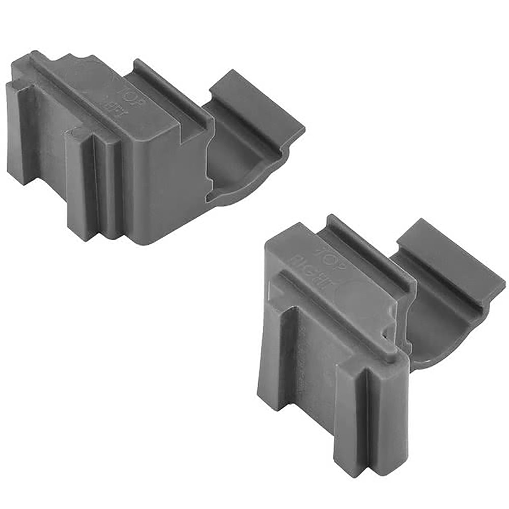 Cambro CBCC1580 Camshelving® Basics Corner Connector Set, Brushed Graphite