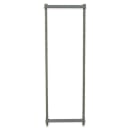 Cambro CBPK2172580 Camshelving® Basics Post Kit - 21" x 72", Brushed Graphite thumbnail 2