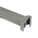 Cambro CBTR542PK580 54" Camshelving® Basics Traverse, Brushed Graphite thumbnail 4